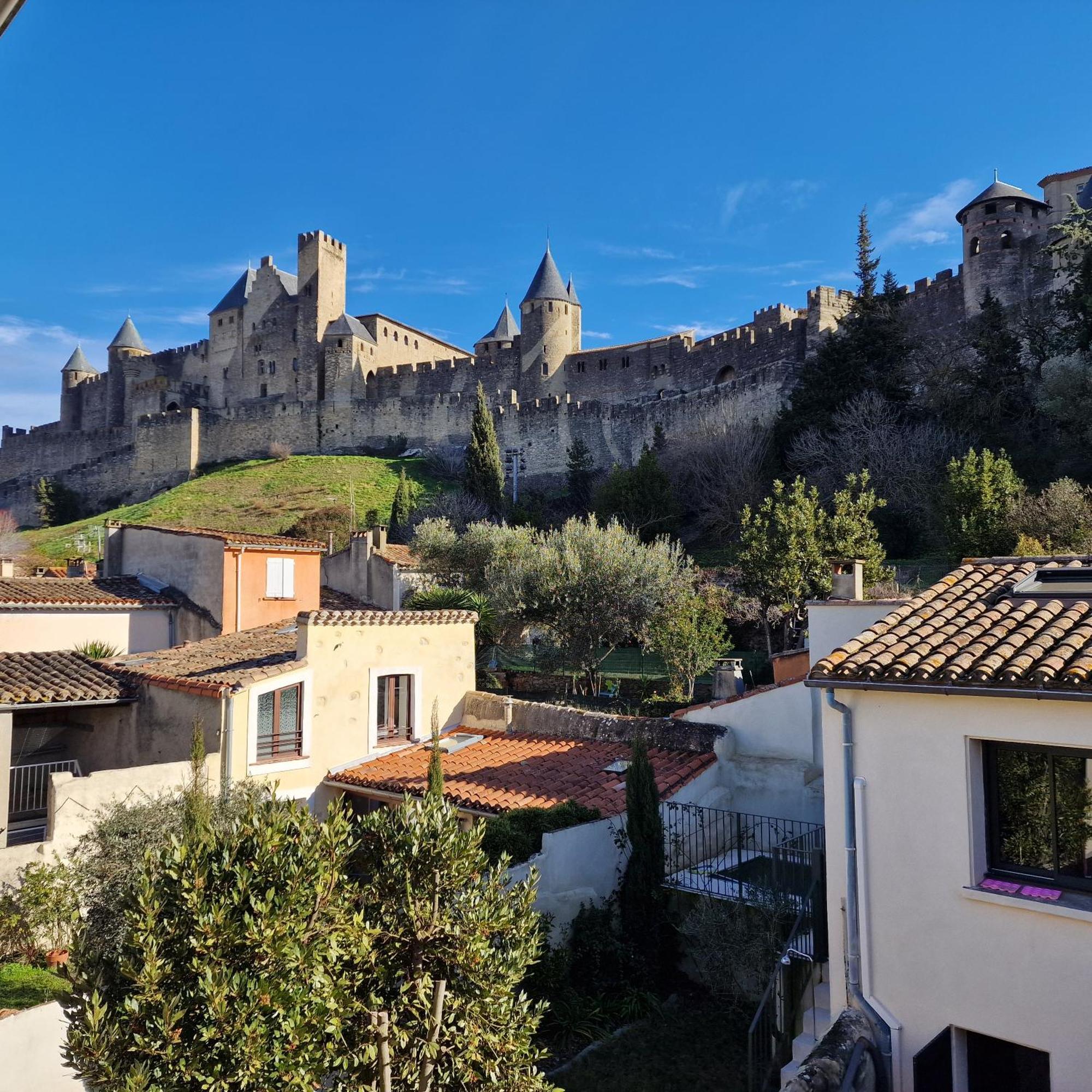 Montez Au Creneau, Face A La Cite Vue Sublime Lejlighed Carcassonne Eksteriør billede